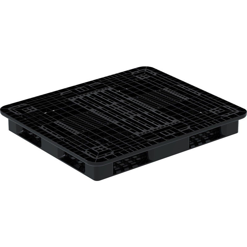 三甲 サンコー プラスチックパレット4方差し両面使用型 R4-1113W ブラック