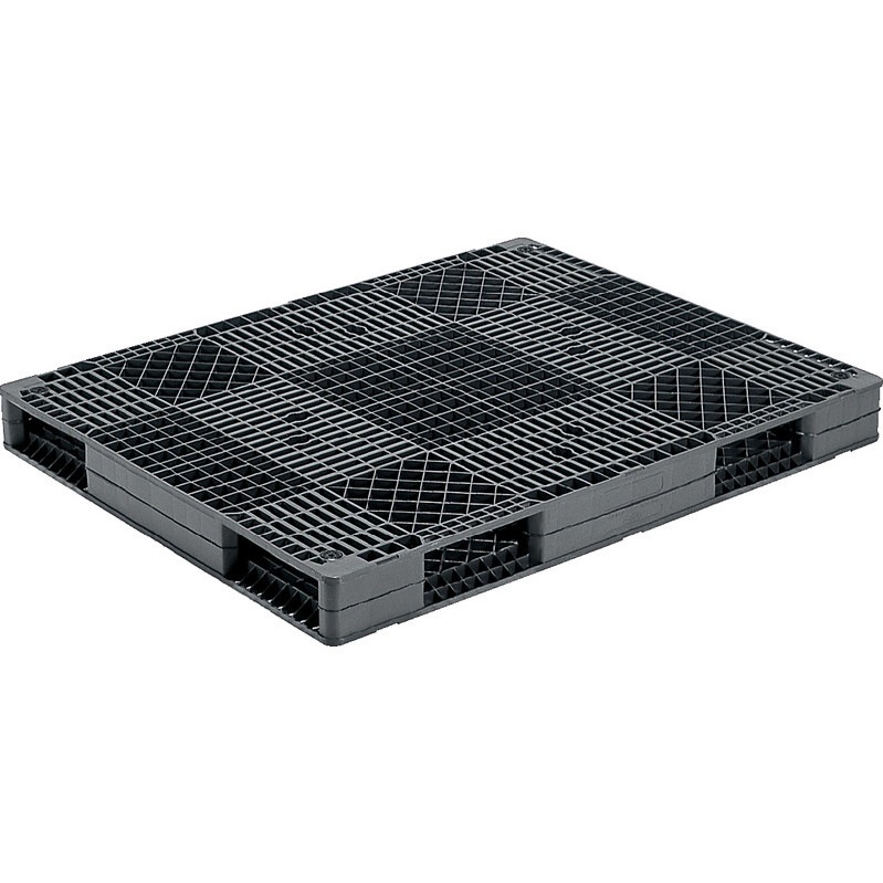 三甲 サンコー プラスチックパレット4方差し両面使用型 R4-1114-2 グレー