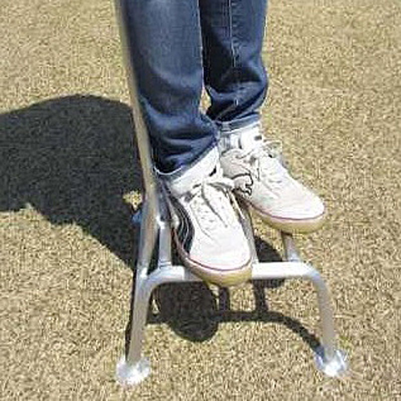 ミツル アルミ製 棚下用アルミ踏み台 ゆったり 25cm