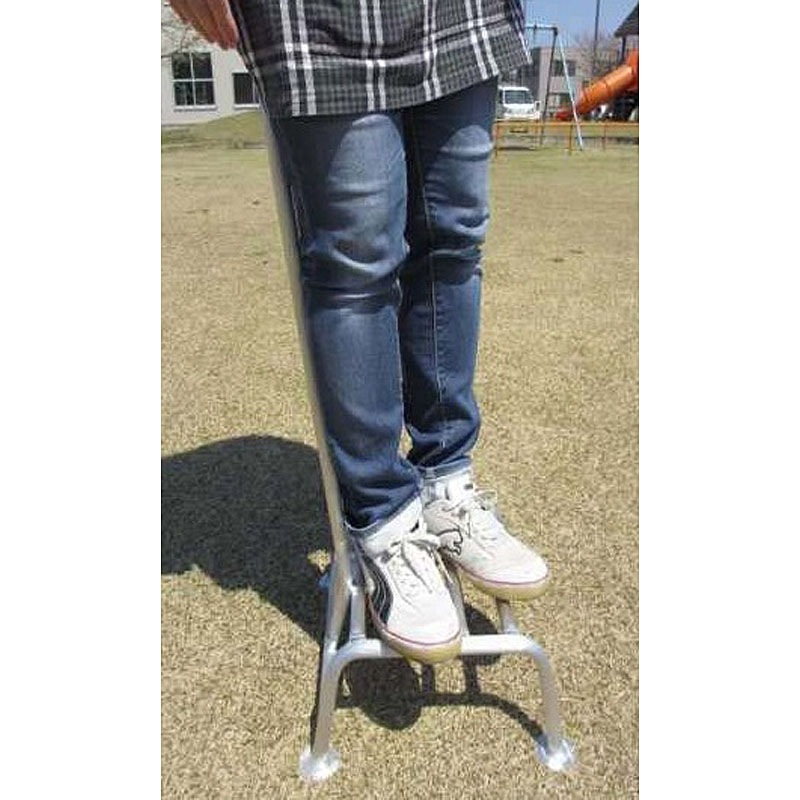 ミツル アルミ製 棚下用アルミ踏み台 ゆったり 25cm