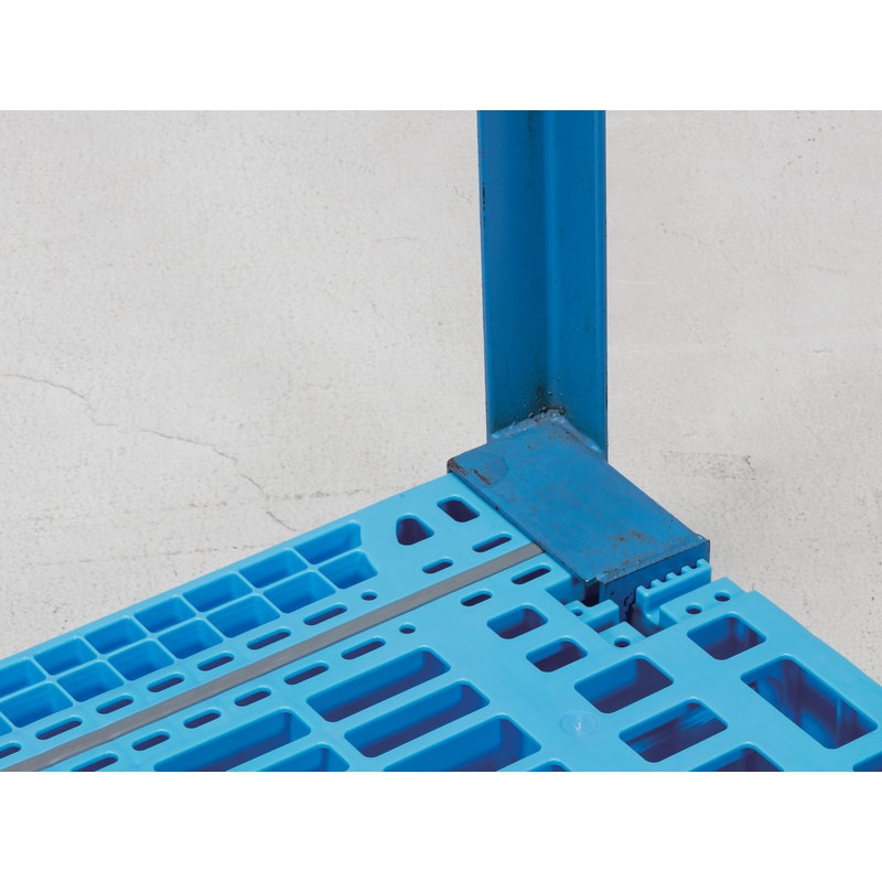 三甲 サンコー プラスチックパレット2方差し両面使用型 R2-1012-4 ライトブルー