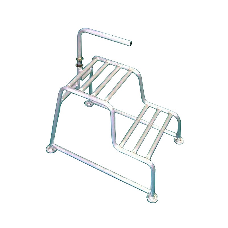 ミツル アルミ製 2段式持ち手踏み台 小 15+30