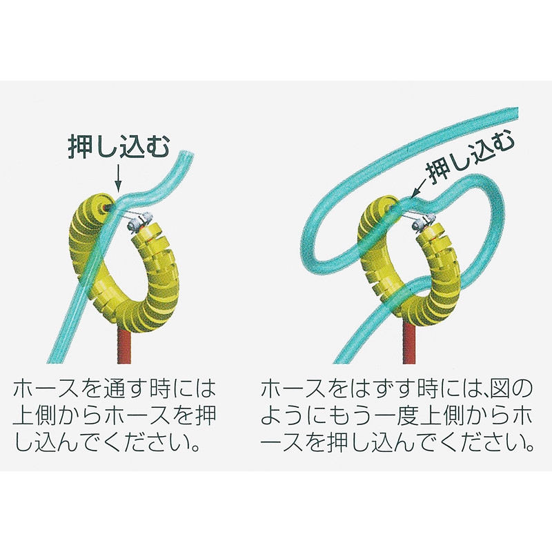 ハラックス ホーススルー専用部品 ホースのはずれ防止 トメモン R-TM