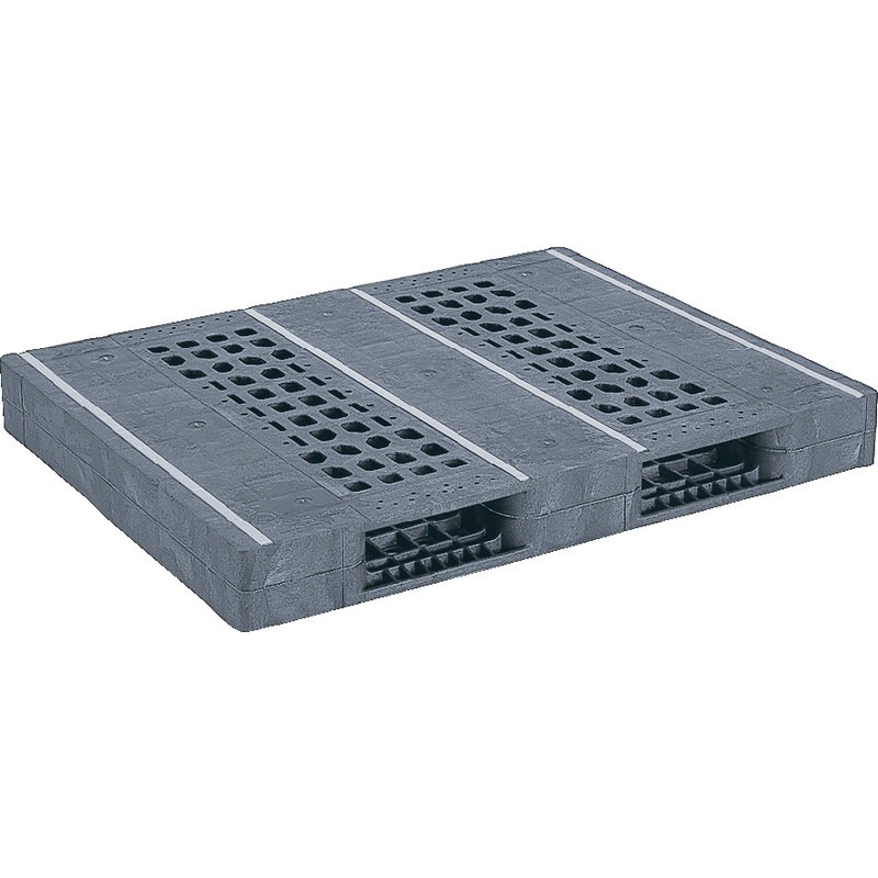 三甲 サンコー プラスチックパレット2方差し両面使用型 R2-105130F グレー