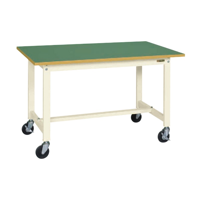 サカエ 軽量作業台 KSタイプ 均等耐荷重200kg サカエリューム天板 H740移動式 KS-127FRI