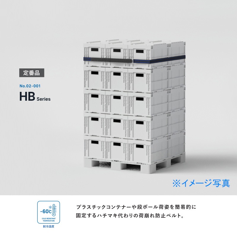 エコバンド パレット用ベルト HB-S (RED) 5×430cm