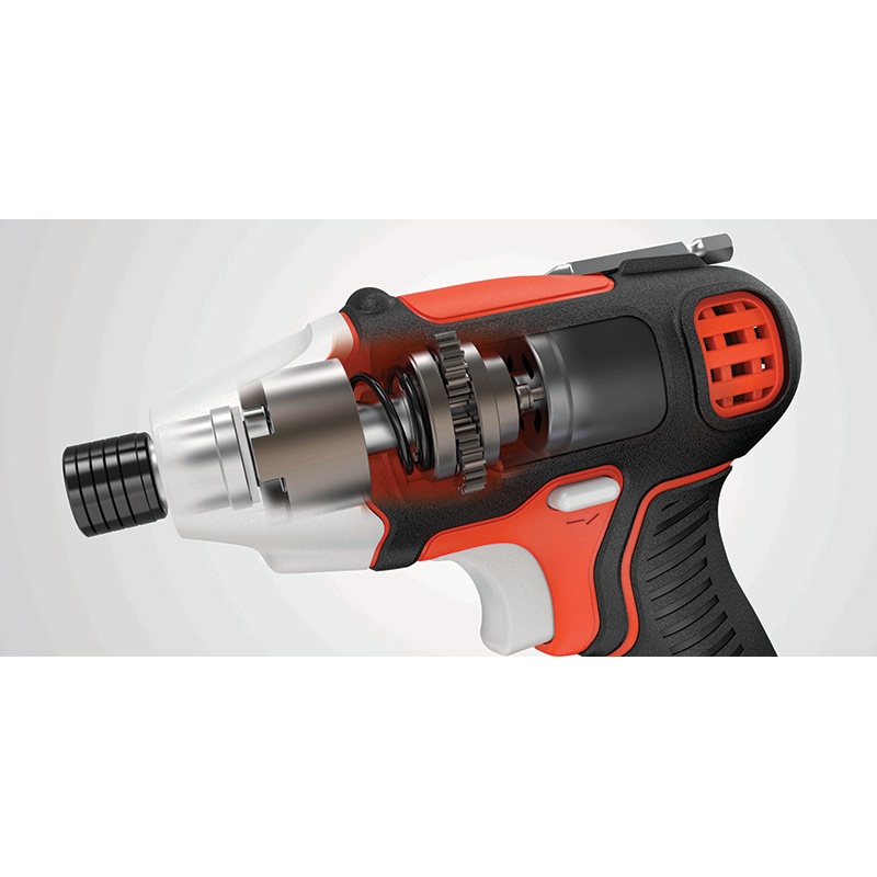 BLACK&DECKER 7.2Vインテリアソフトインパクト&芝生・庭木バリカン BLACK&DECKER 7.2Vインテリアソフトインパクト&芝生・庭木
