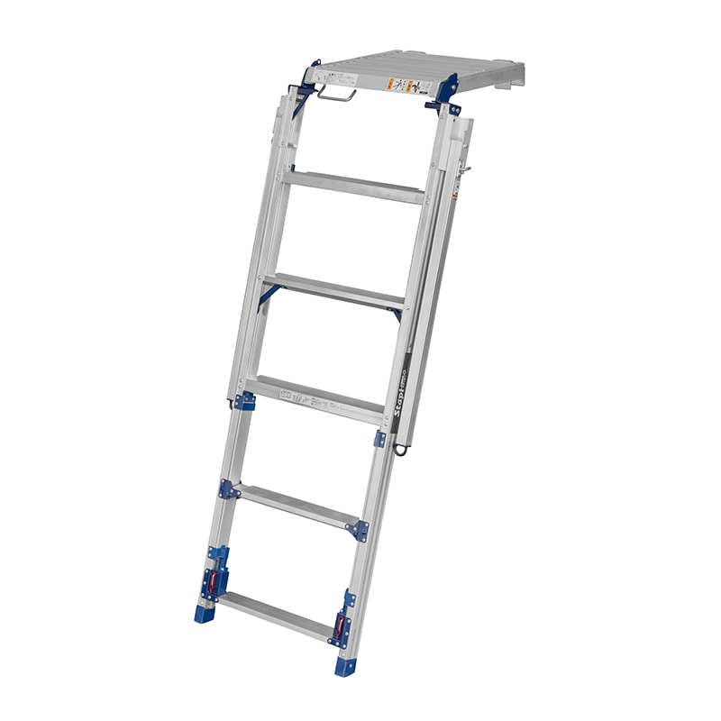 ピカコーポレーション 脚アジャスト式トラック昇降ステップ 手掛り棒付き(上部操作タイプ) UXF-UC18