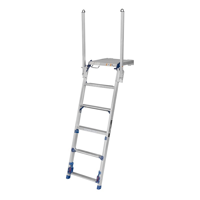 ピカコーポレーション 脚アジャスト式トラック昇降ステップ 手掛り棒付き(上部操作タイプ) UXF-UC18