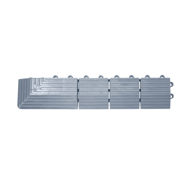 テラモト ナイロンブラッシュ H-25Ⅱ・H-30併用 灰 (角ふちメス) 75×375mm MR0978925