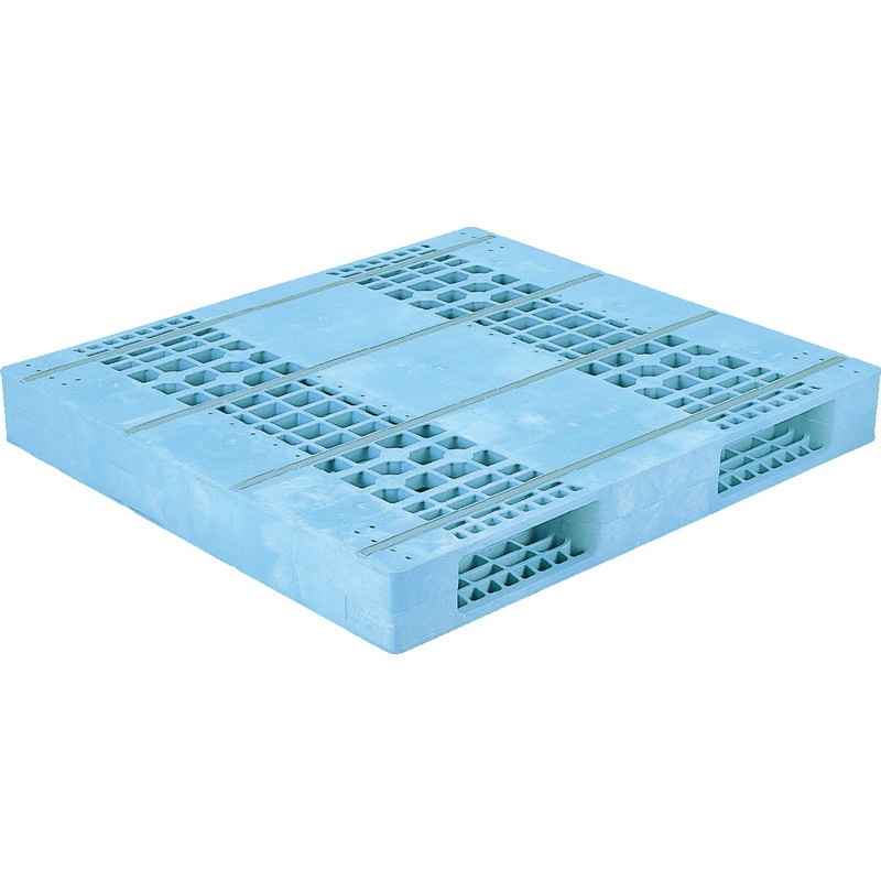 三甲 サンコー プラスチックパレット2方差し両面使用型 R2-1112F ライトブルー