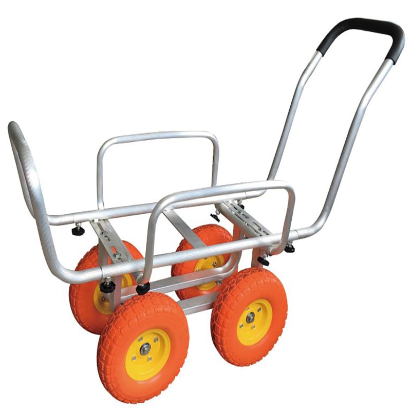 マツモト 伸縮アルミカート TC1408AL2-10NOR ノーパンクタイヤ