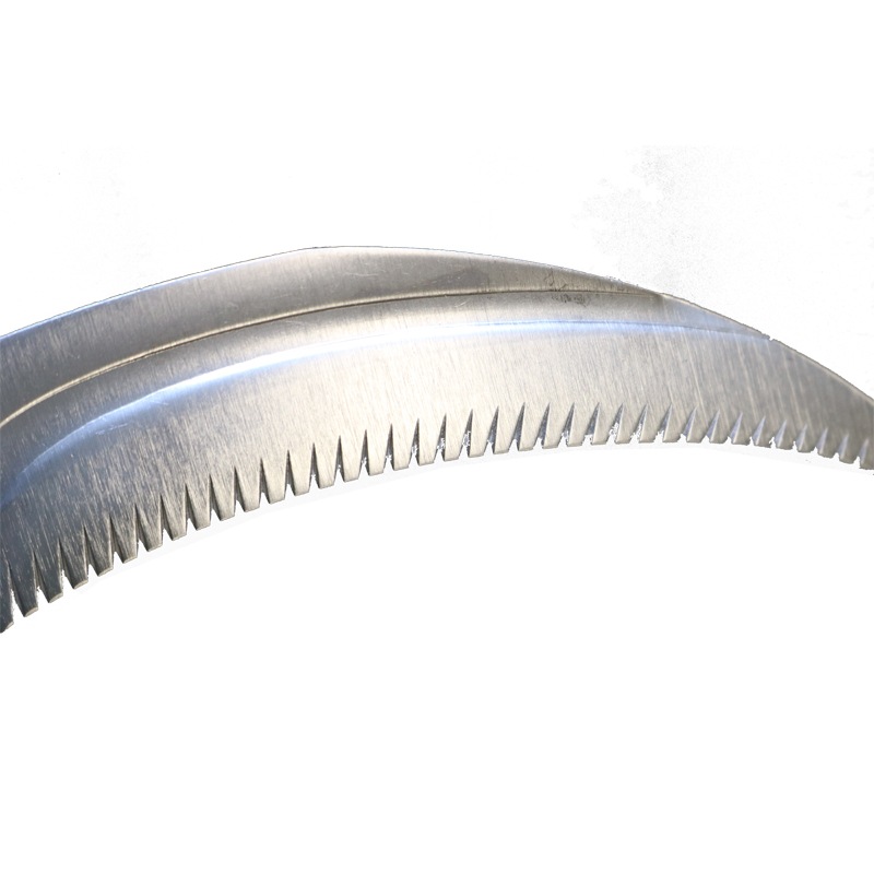 宝長久寛文作 ステンレス収穫鋸鎌 裏目 小