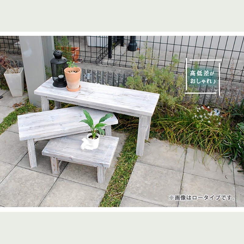 住まいスタイル ホワイトスツール風花台 小サイズ YT-4036