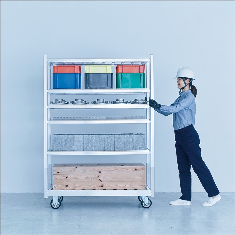 KALTANA アルミ製軽量棚台車 TYPE-R