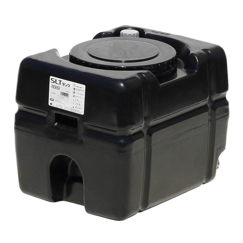 スイコー SLTタンク SLT-100 容量100L ブラック 液体運搬用 スーパーローリータンク