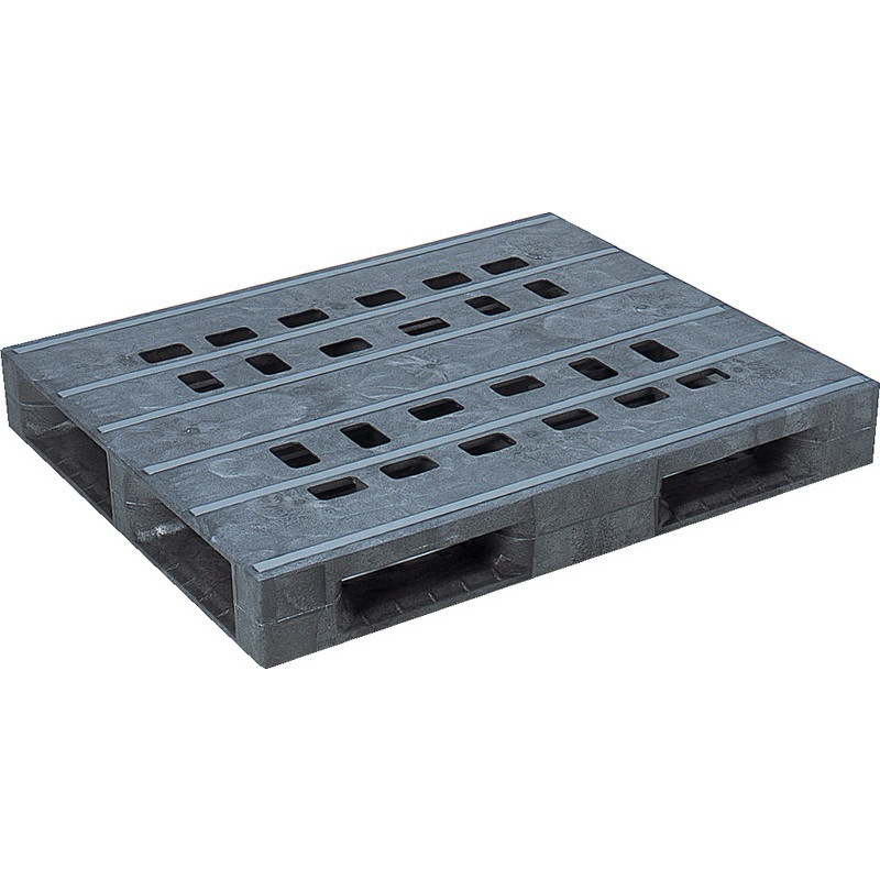 三甲 サンコー プラスチックパレット4方差し片面使用型 D4-911F グレー