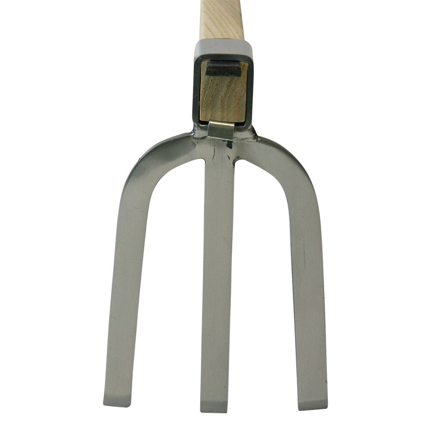 金象 ステン三本鍬 1050 タモ柄付