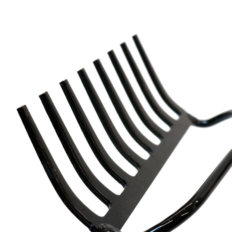 金象 整地レーキ 8本爪 AP柄付 アルミパイプ柄