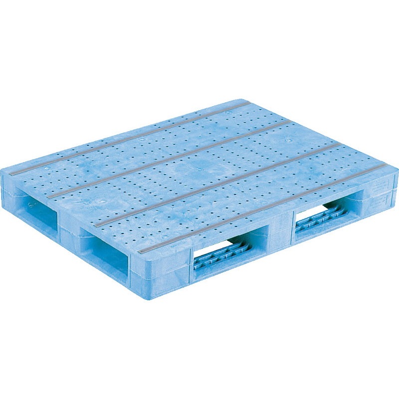 三甲 サンコー プラスチックパレット4方差し片面使用型 D4-912F ライトブルー