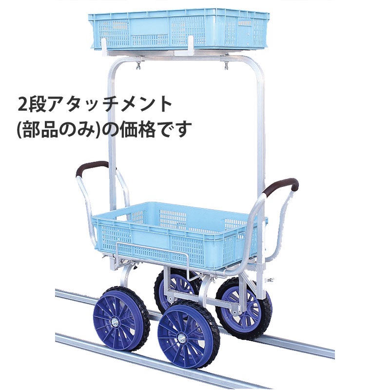ハラックス 愛菜号 レール走行式台車用 2段アタッチメント CH-TN10
