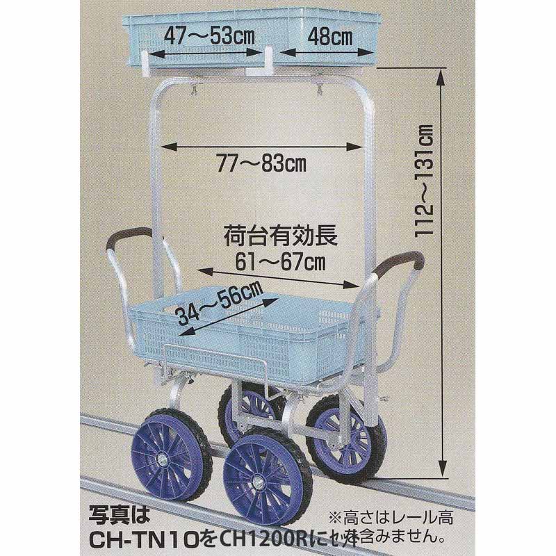 ハラックス 愛菜号 レール走行式台車用 2段アタッチメント CH-TN10