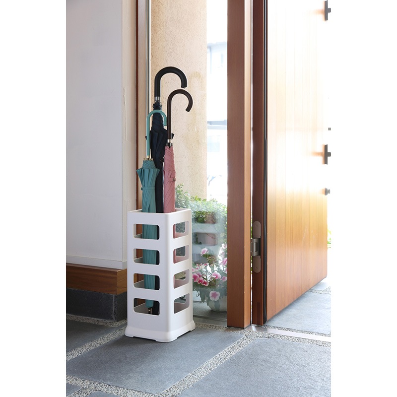 小原産業 傘立て 角型12本 ホワイト UB402