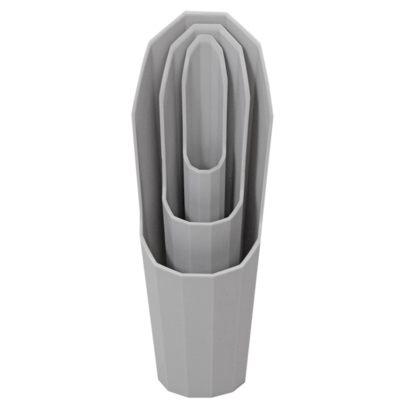 FG プラ多肉に使える土入れ3点セット グレー