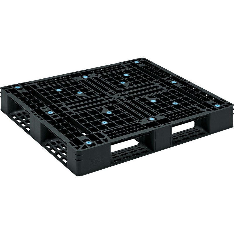 三甲 サンコー プラスチックパレット4方差し片面使用型 D4-1012-5 ブラック