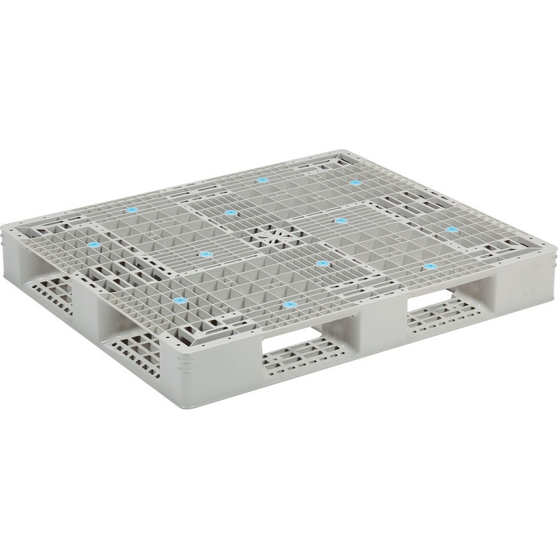 三甲 サンコー プラスチックパレット4方差し片面使用型 GT-1012D4-2　Aグレー