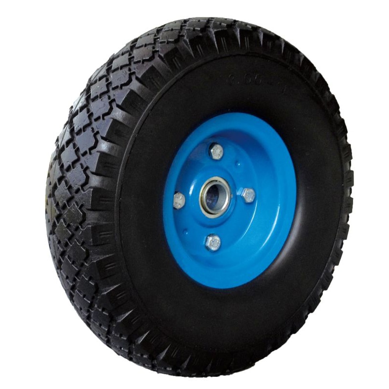 マツモト ハウスカー用替えタイヤ SR1009S 10インチノーパンクタイヤ 青ホイル