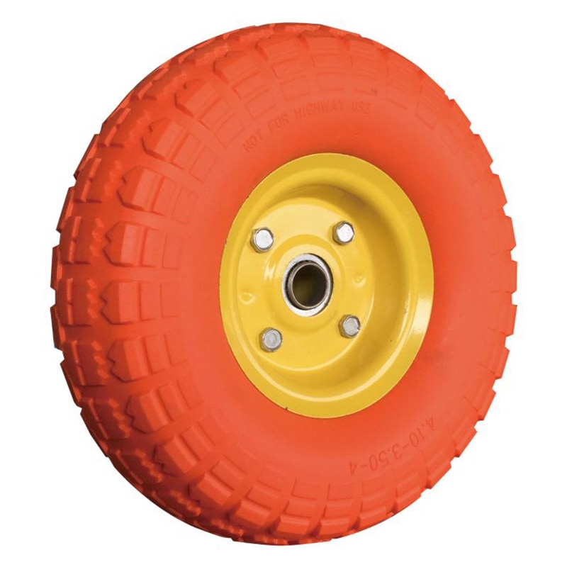 マツモト ハウスカー用替えタイヤ SR1009Sor 10インチノーパンクタイヤ オレンジタイヤ