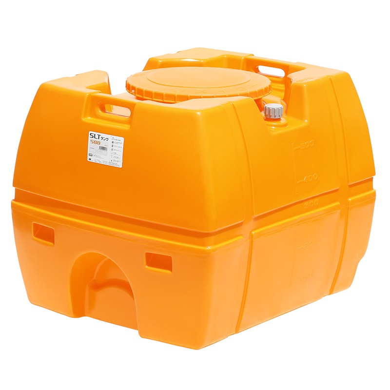 スイコー SLTタンク SLT-500 容量500L オレンジ 液体運搬用 スーパーローリータンク