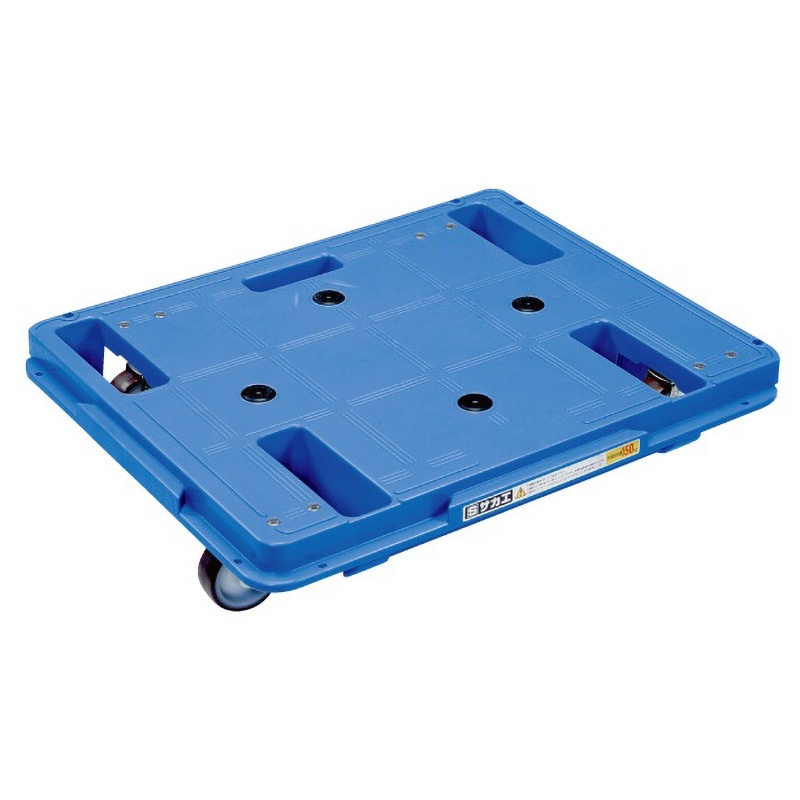 サカエ 樹脂台車 スタッキング・連結仕様 4輪自在タイプ SCR-650SB 