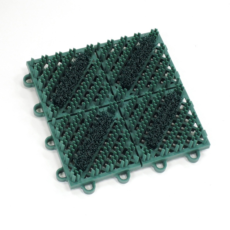 テラモト カラーブラッシュ 緑 150mm×150mm MR0960721