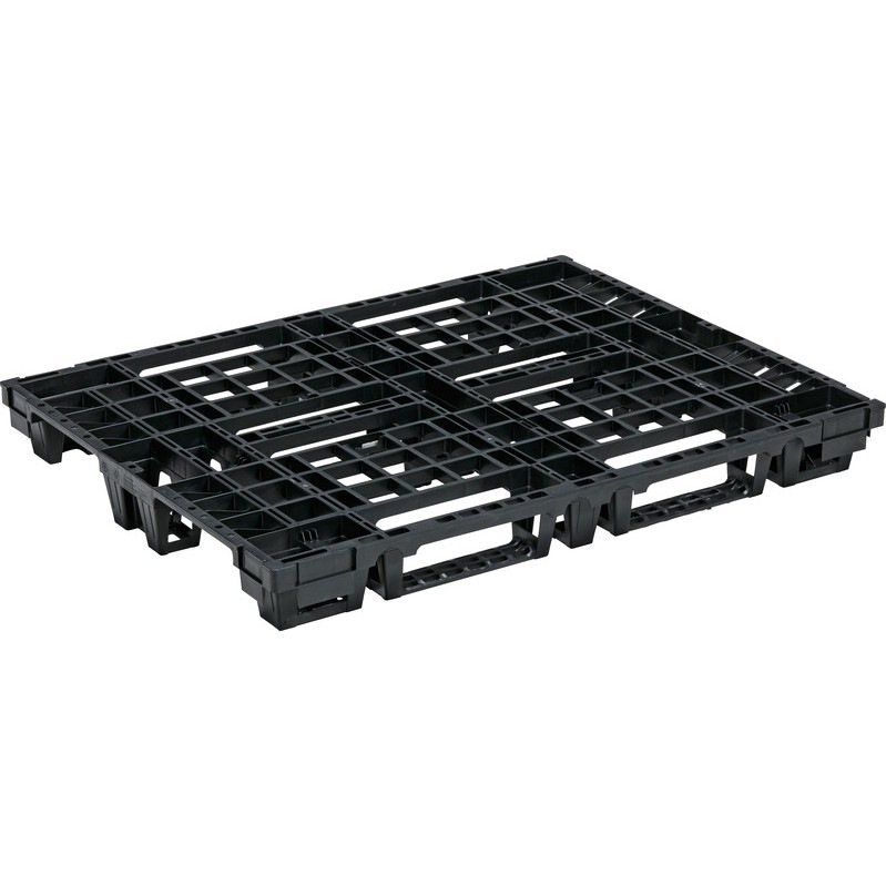 三甲 サンコー プラスチックパレット4方差し単面使用型 SNパレット SN4-123096LD ブラック