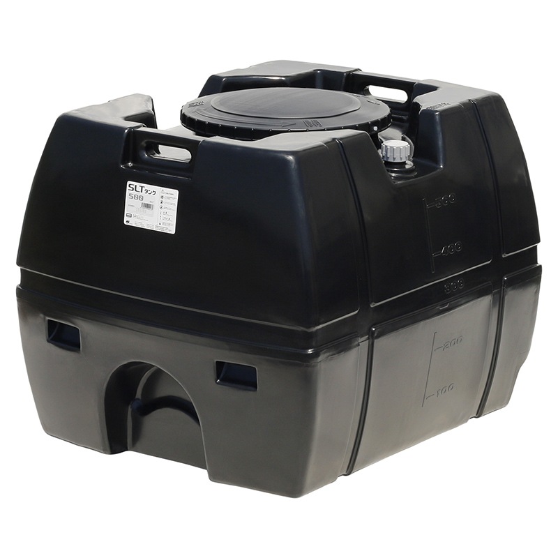 スイコー SLTタンク SLT-500 容量500L ブラック 液体運搬用 スーパーローリータンク