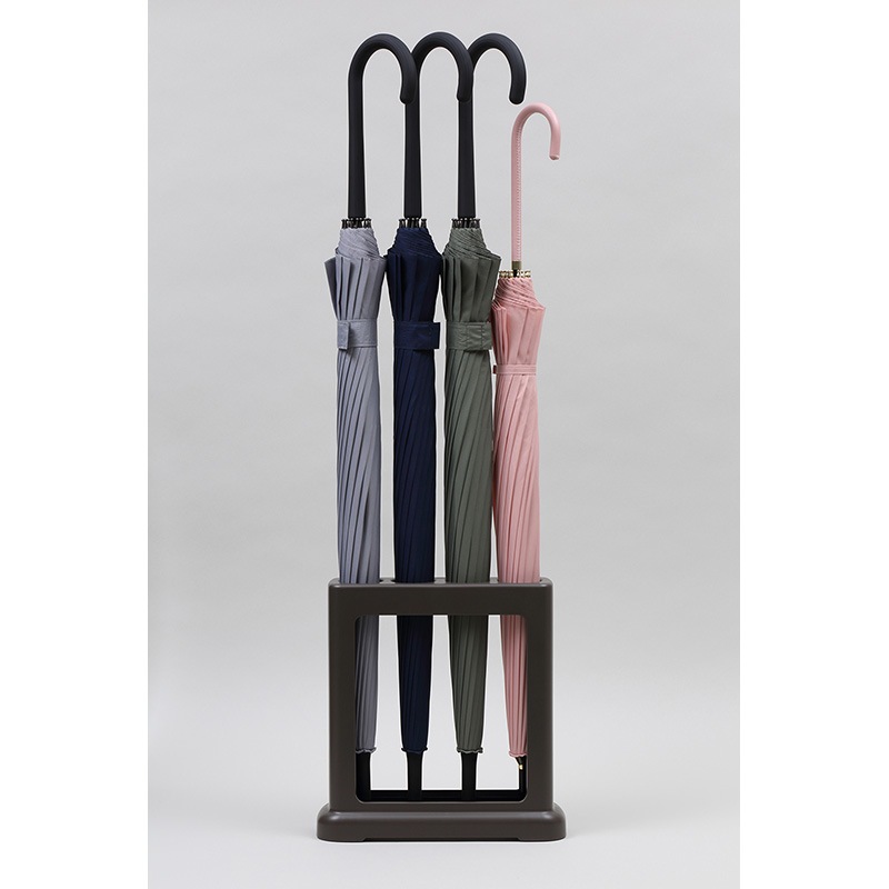 小原産業 傘立て 直列4本 ブラウン UB145