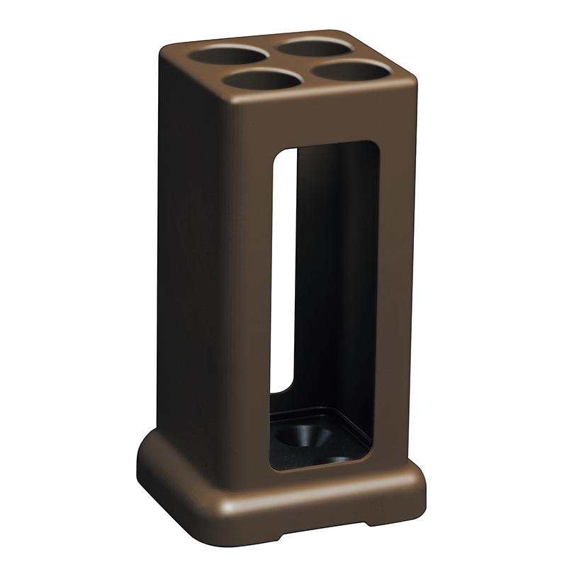 小原産業 傘立て 正方形4本 ブラウン UB245