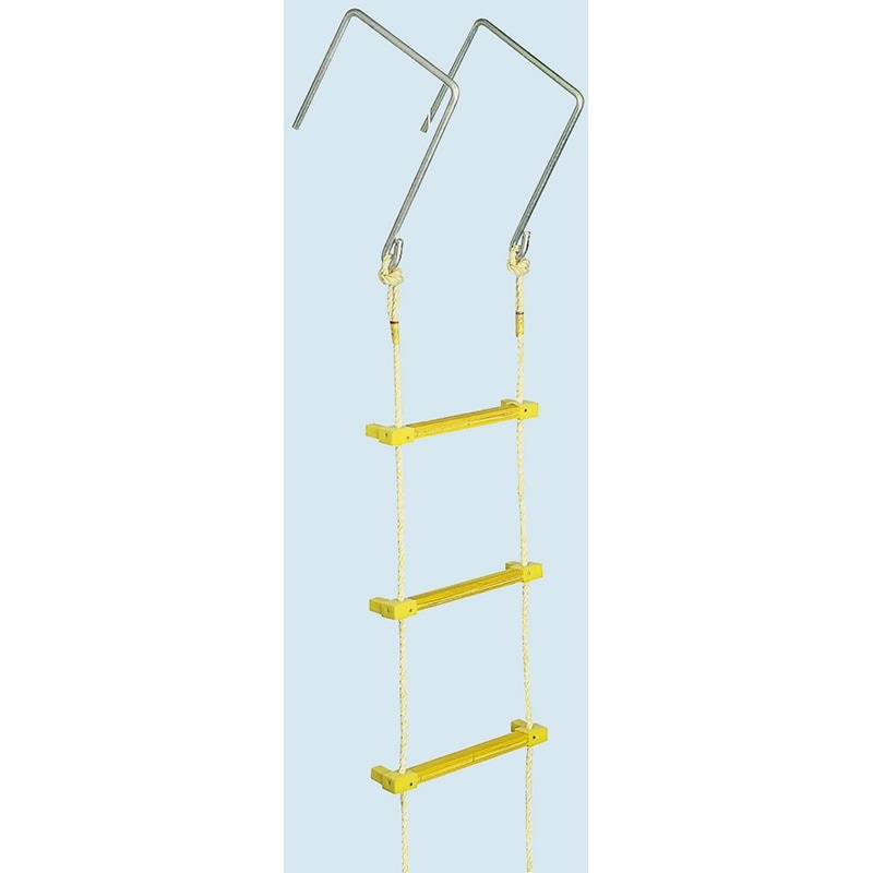 八ツ矢工業 ヤツヤ式縄はしご 大カギ付 10m 12032 ｜金象印の公式通販