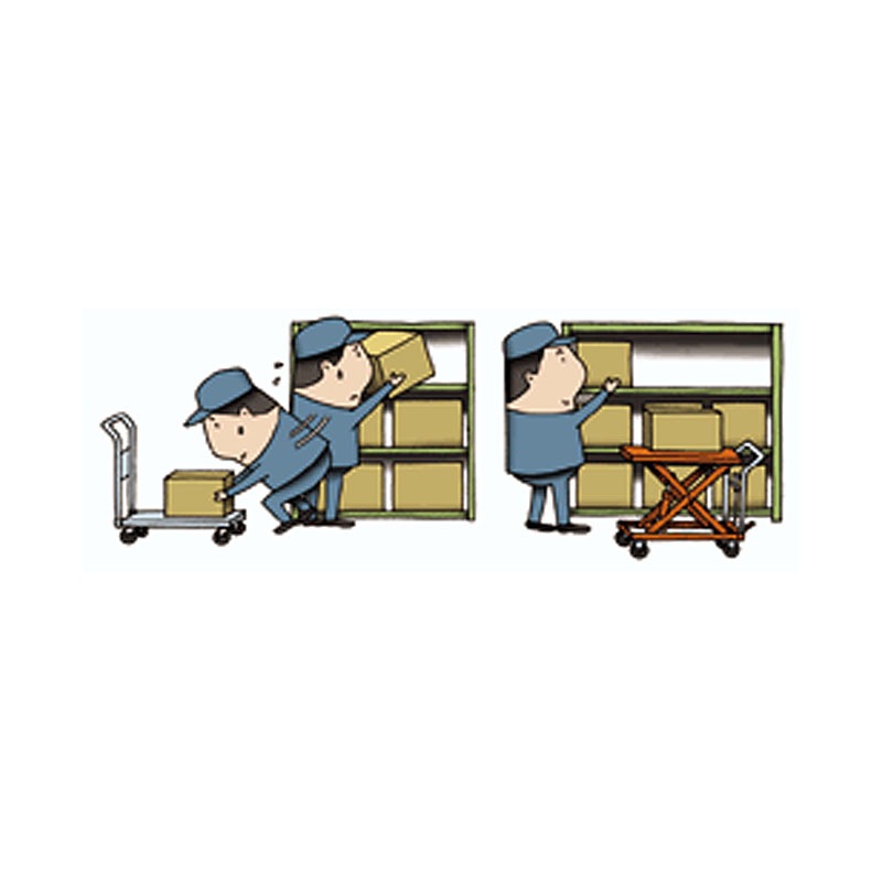 東正車輛 ゴールドリフター 油圧・脚踏式 台車式スタンダード GLH-500M