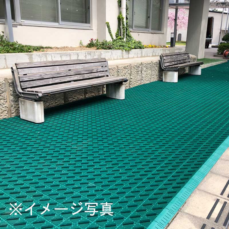 テラモト カラーブラッシュ ライトグレー 150mm×150mm MR0960726
