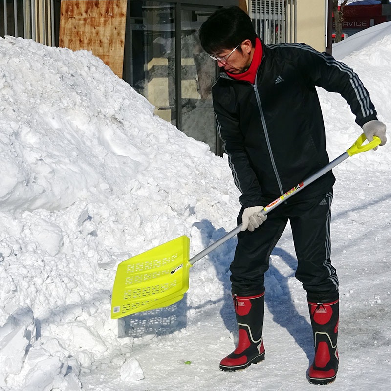 金象 プラワイド雪かき アルミパイプ柄 握付 雪ハネ