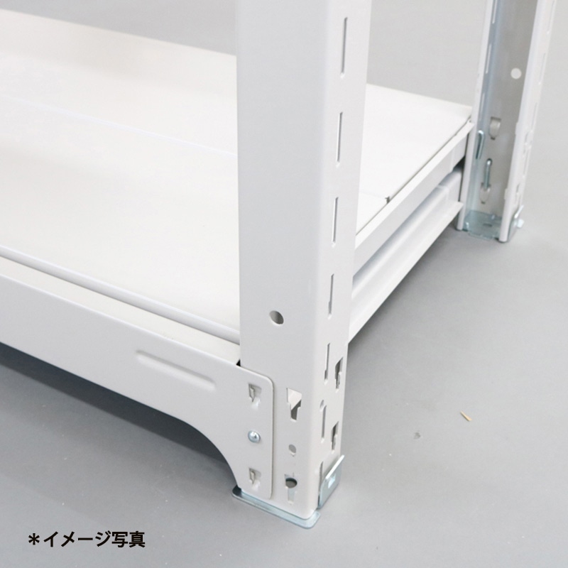 スチールラック 業務用 高さ210 幅180 奥行62cm 天地 6段 単体 中量 AMBH型 耐荷重 500kg/段 収納棚 棚 スチール棚 ラック 日本製 アサカ ホワイト グレー 大型収納 店舗 倉庫 整理棚 事務所 物品棚 バックヤード 強力 組立ラック