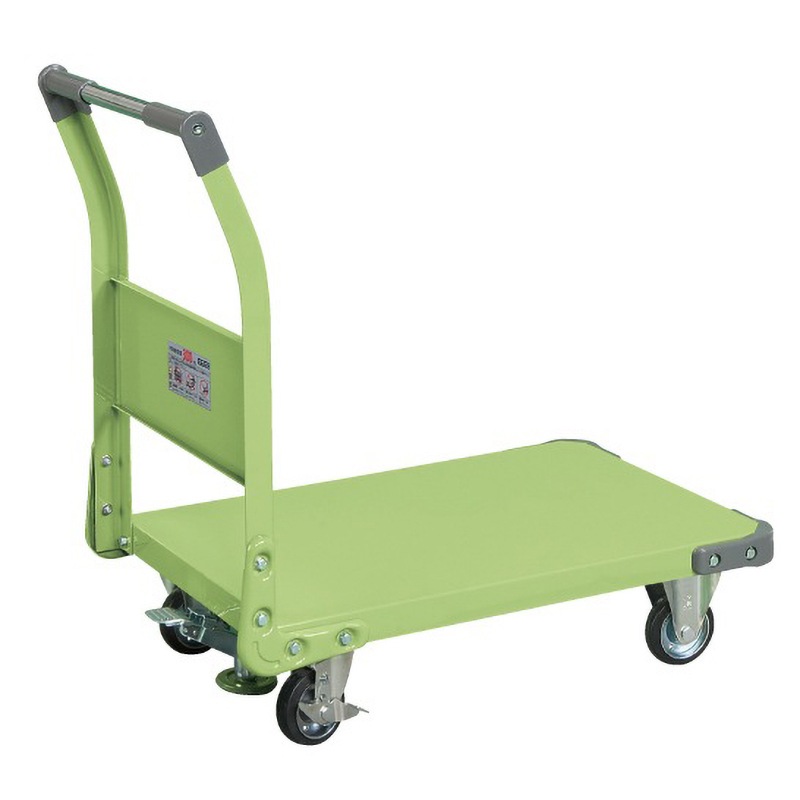 サカエ 特製四輪車 300kgタイプ フロアストッパー付 TAN-33F 