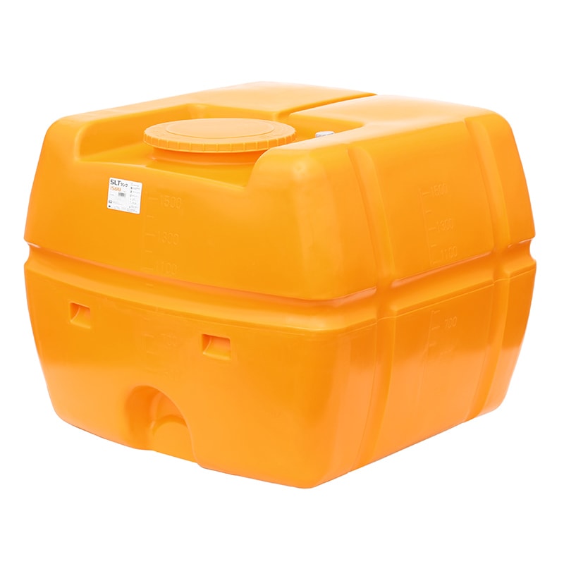 スイコー SLTタンク SLT-1500 容量1500L オレンジ 液体運搬用 スーパーローリータンク