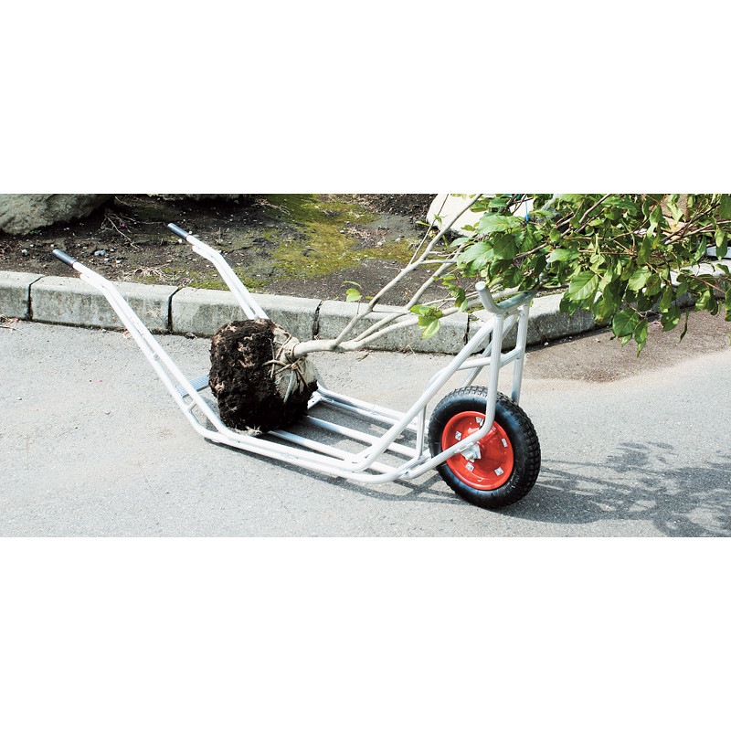 ハラックス 植木用一輪車 アルミ製  CU-1 エアータイヤ