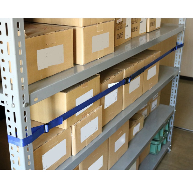 オールセーフ 書棚落下防止ベルト 樹脂バックル式スライドアジャスター W900仕様
