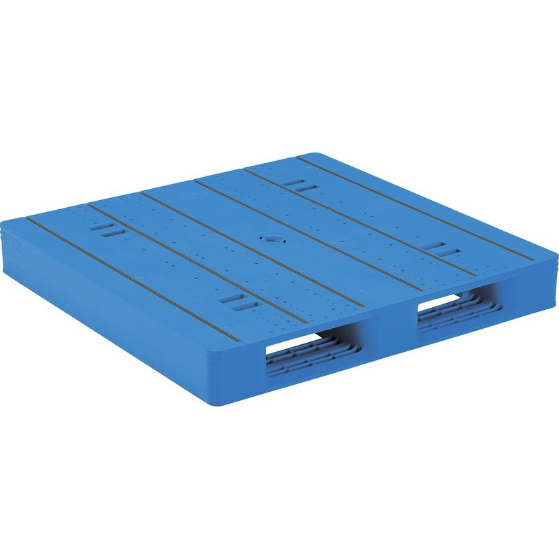 三甲 サンコー プラスチックパレット2方差し片面使用型 LX-1111D2-4 ブルー