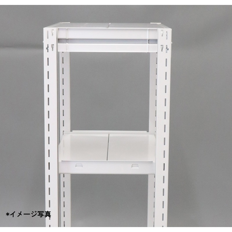 スチールラック 業務用 高さ120 幅150 奥行91cm 天地 3段 単体 中量 AMBL型 耐荷重 300kg/段 収納棚 棚 スチール棚 ラック 日本製 アサカ ホワイト グレー 大型収納 店舗 倉庫 整理棚 事務所 物品棚 バックヤード 強力 組立ラック